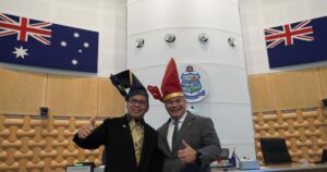 Bertemunya Wali Kota Makassar dengan Wali Kota Gold Coast di Australia 
