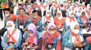 107 Jamaah Calon Haji Asal Sinjai Tiba di Asrama Haji Sudiang