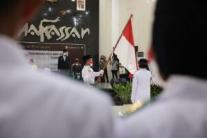 Walkot Makassar Kukuhkan Paskibraka 2022