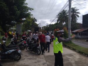 Motor yang Parkir di Depan RSUD Sinjai Diangkut ke Polres