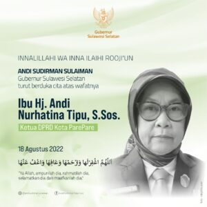 Ketua DPRD Kota Parepare Wafat, Gubernur Andi Sudirman Sampaikan Bela Sungkawa