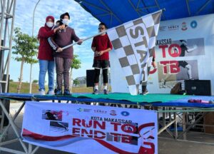 Didampingi Kadis Kesehatan, Indira Lepas Peserta Run to End TB: Optimistis Capai Target Eliminasi TB 2030