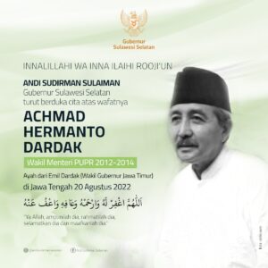 Gubernur Sulsel Berduka atas Wafatnya Ayah Wagub Jatim 