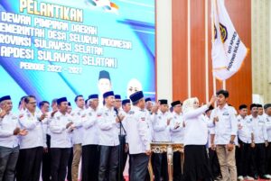 Pelantikan APDESI, Gubernur ASS Minta Para Kades Konsen Penurunan Stunting dan ATS
