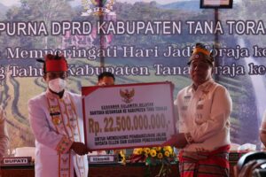 Pemprov Sulsel Kembali Bantu Ollon Rp 22,5 M di Toraja, ASS: Jangan Tidak Terserap Lagi