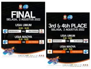 Babak Final Fun Futsal HUT ke-98 PDAM, Tim PDAM A Berhadapan dengan Disdik