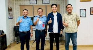 Beni Iskandar Sambut Baik Kunjungan Andri Prayoga ke Kantor PDAM Makassar,