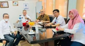 Direksi PT Bank Perkreditan Rakyat Silaturahmi dengan Dirut PDAM Makassar