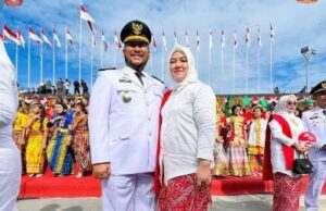Camat Panakkukang Hadiri Upacara HUT RI di Anjungan Pantai Losari