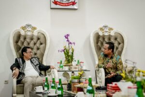 GM PLN Sulselrabar yang Lama Berpamitan Ke Gubernur Sulsel