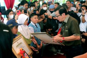 Libatkan 5.000 Pelajar, 170 Sekolah, dan 346 RuKI, Makassar Pusat Gelaran DJKI Mengajar, Yasonna Laoly Takjub