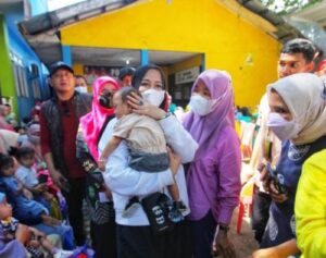 Bersama Kadinkes Makassar, Wawali Fatma Pantau Angka Stunting di Puskesmas Antang