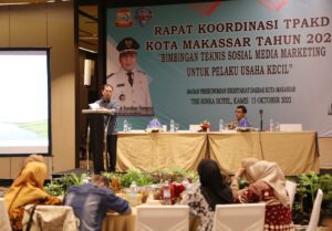 Sekda Makassar Buka Rakor TPAKD, Fasilitasi Pelaku UMKM Dapat Bantuan Modal Usaha