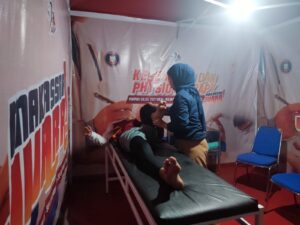 Atlet Kota Makassar Mulai Datangi Posko Induk Kesehatan