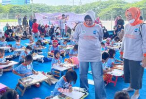 Bunda PAUD Makassar Gelar Lomba Menggambar dan Melipat Kertas