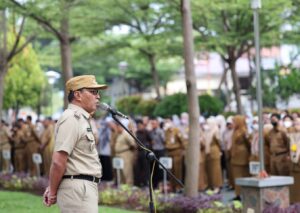 Pimpin Apel Pagi Pemkot Makassar, Wali Kota Ingatkan Varian Baru Covid