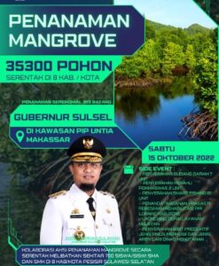 Besok, Gubernur Andi Sudirman Pimpin Penanaman 35.300 Pohon Mangrove