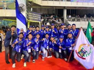 Beni Iskandar dipercaya Pimpin Kontingen DPD Perpamsi SulSel pada Porpomnas 2022 di Medan.
