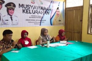 Dinsos Makassar Gelar Musyawarah Kelurahan di Mariso, Soal Data Penerima Bantuan PPKS-PKH