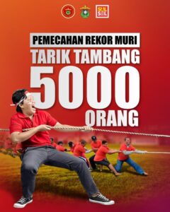 Libatkan 5.000 Peserta, Lomba Tarik Tambang IKA UNHAS Sulsel Bakal Pecahkan Rekor MURI