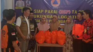 BNPB Salurkan 350 Paket Sembako untuk Korban Bencana Alam di Gowa