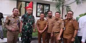 Camat Tallo Dampingi Walikota Makassar Sambut Jenderal Dudung