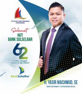 HUT ke-62 Bank Sulselbar: Yasir Machmud : Semakin Maju dan Berkembang