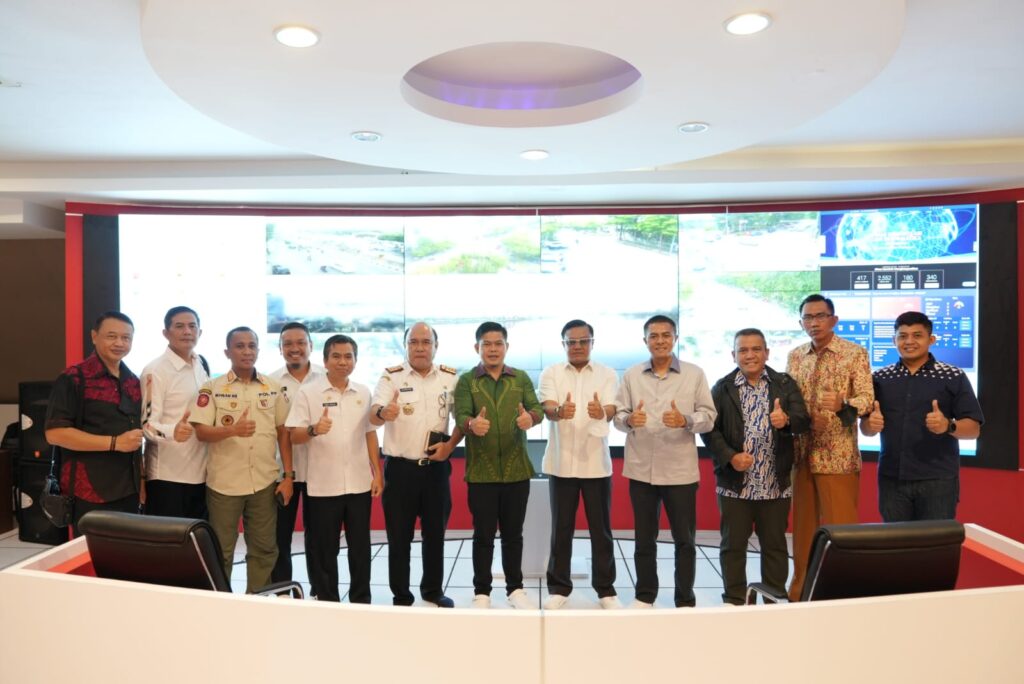 Polda Jabar Lakukan Studi Banding di Command Center Pemkot Makassar