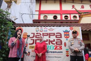 Fatmawati Rusdi Lepas Peserta Karnaval Budaya Jappa Jokka Cap Go Meh 2023: ‘Makassar Kota Toleran’