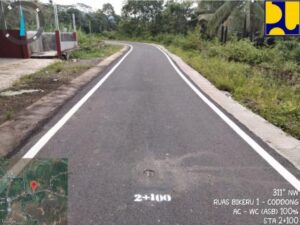 Setelah Sekian Tahun Rusak Parah, Kini Jalan Poros Bikeru–Songing Mulus 
