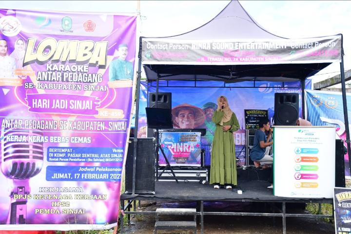 Meriahkan HJS Ke-459, Pedagang Pasar se-Kabupaten Sinjai Unjuk Gigi di Lomba Karaoke