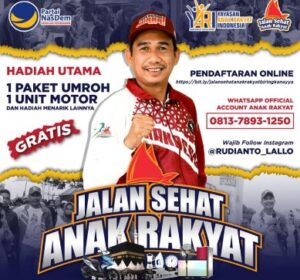 20 Ribu Peserta Akan Ramaikan Jalan Sehat ‘Anak Rakyat’ di Biringkanaya