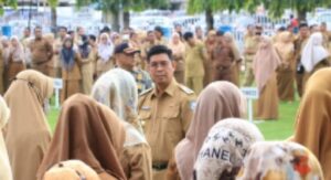Terlambat dan Tidak Hadir Pekan Lalu, Peserta Apel Bikin Barisan Tersendiri, Edy Manaf: Mohon Jujur