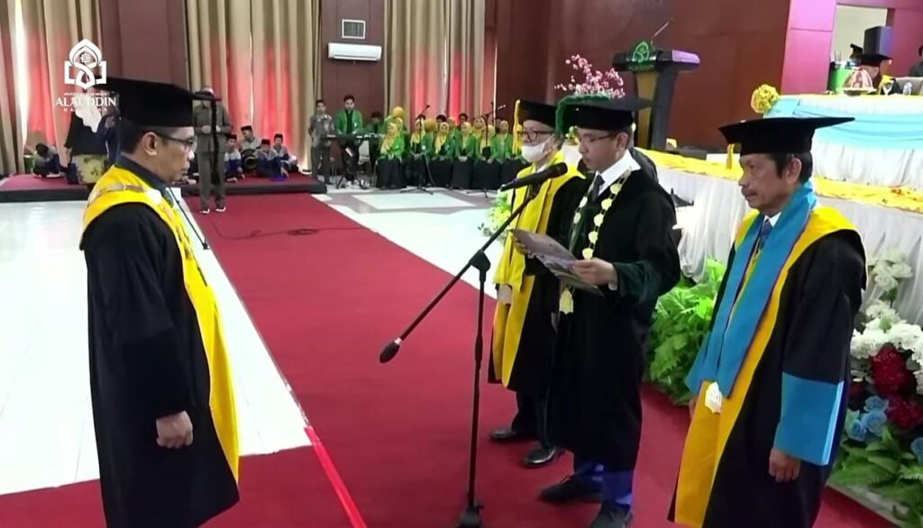 Rektor UIN Makassar Kukuhkan Muammar Muhammad Bakry Jadi Profesor Bidang Hukum Islam Kontemporer