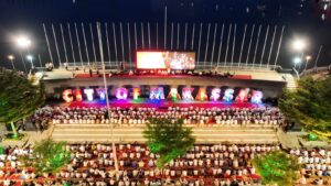 Walkot, Ketua DPRD & Seluruh Camat-Kepala Dinas se-Pemkot Makasar Antusias Hadiri GMSSB di Pantai Losari