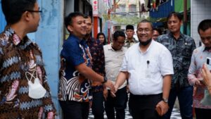 Camat Ujung Pandang Dampingi Tim Bappenas RI Susuri Longwis Haderslev