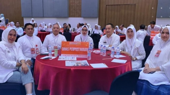 Kadis Perpustakaan Makassar Turut Hadir dalam Rakorsus 2023