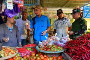Mengecek Ketersediaan Pangan di Pasar Sentral