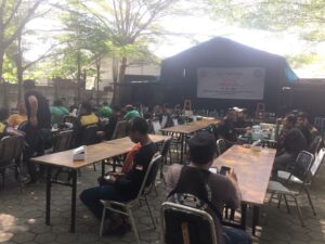 Silaturahmi Lintas Ojol se-Makassar Ajak Eks B120 Sama-sama Jaga Kamtibmas Kota Makassar