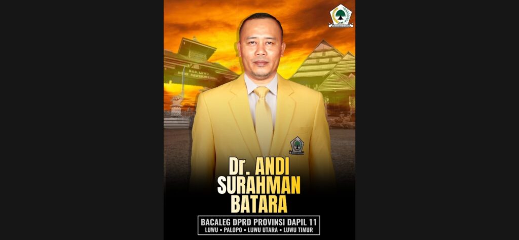 Ketua KNPI Surahman Batara Daftar Bacaleg DPRD Sulsel Dapil 11 Luwu Raya