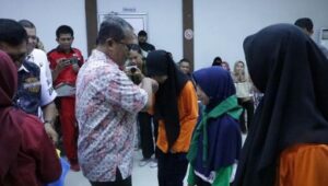 Wakili Wali Kota, Kadinsos Armin Paera Lepas PMII Makassar