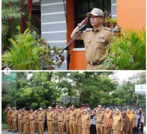 Camat Rappocini Pimpin Apel Rutin di Halaman Kantor