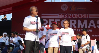 Orasi Sekjen ‘Aliansi Demokrasi Rakyat’ di Hadapan 70 Ribu Masyarakat Makassar