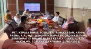 Plt Kadinsos Rakor Bersama Kadis Kesehatan & Disdukcail