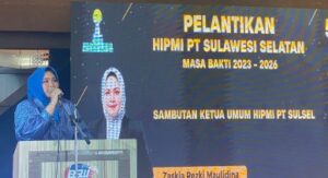 Zaskia Rezki Maulidina Pimpin HIPMI PT Sulsel: Siap Menjemput Indonesia Emas 2045