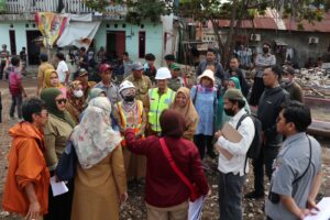 Tim Dinas PU Bersama Disperkim Makassar Tinjau Lokasi Sasaran DAK Integrasi di Kecamatan Mariso