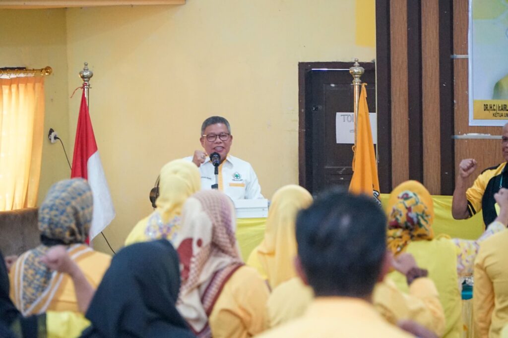 Taufan Pawe Pimpin Konsolidasi Strategi Pemenangan Calon Legislatif Golkar Pangkep