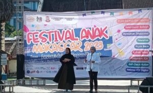 Beri Sambutan di Festival, Sekdis DPPPA Makassar: Ruang Kebebasan untuk Anak