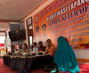 Plt Kadispus Makassar Hadiri Giat Peninjauan Dirjen Bina Pemdes Kemendagri di Maccini Sombala