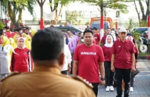 Pimpinan Upacara Sekaligus Buka Porseni, Camat Tamalate: Tumbuhkan Semangat Kebersamaan